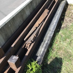 【お話し中】枕木、廃材
