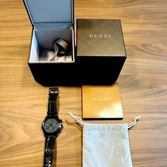 【限定品【500 by GUCCI】腕時計　クロコバンド　フィアットコラボ限定品