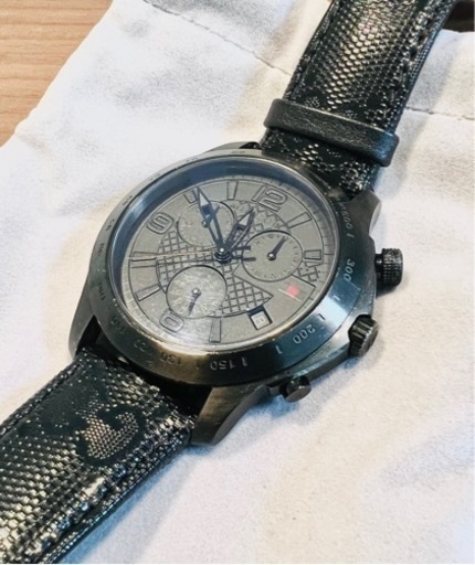 【限定品【500 by GUCCI】腕時計　クロコバンド　フィアットコラボ限定品
