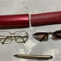 メガネ、サングラス、ケース付き、4個の画像
