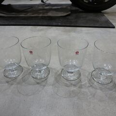iittala イッタラ　レンピグラスペア×２　クリア　4個セット