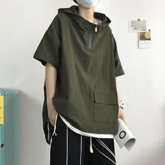 新品未開封・メンズ・パーカー・カーキ・Lサイズ