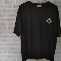 新品未開封・メンズ・カジュアルＴシャツ・半袖・韓国・ブラック・Lサイズ の画像