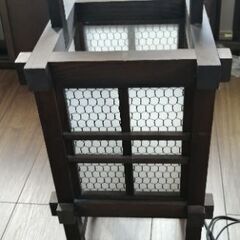 昭和レトロ風の行燈の画像
