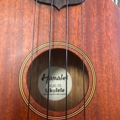 値下げ　ウクレレ 美品 hanalei ハナレイ HUK-10 ソフトケース付きの画像