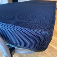 【美品】コンパクト折りたたみベッド  ネイビーの画像