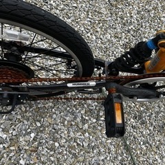 ハマー/ミニベロ　空気のいらない自転車、　サビの処理してください。