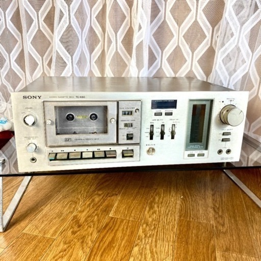 ☆SONY ソニー　カセットデッキ　TC-K60 レトロビンテージ品☆ L8