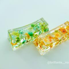 【オンライン】固まるハーバリウムで箸置き作成♪の画像