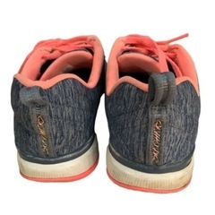 SKECHERS スケッチャーズ ★ スニーカー ネイビー × コーラル 23㌢の画像