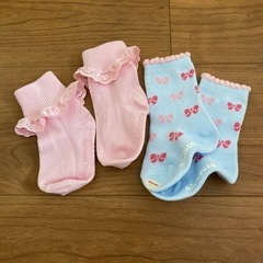 【新品】ミキハウスほか　靴下2足セット