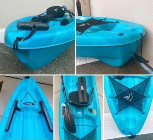 展示品未使用 PELICAN RUSTLER 100X シットオン カヤック パドル付き 2022年製 305cm ペリカン SIT 