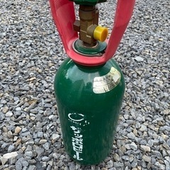 ●炭酸ガスボンベ　ビールサーバー用 5kg ●空ボンベ①