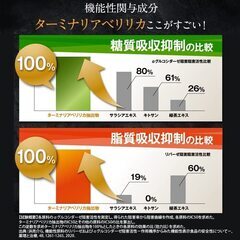 【機能性表示食品】糖や脂肪にターミナリア W (30日分 60粒) エキナセア 血糖値 や 中性脂肪の上昇を抑える ターミナリアベリリカ サラシアの画像
