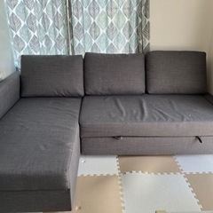 【お渡し決定】 IKEA コーナーソファベッド 収納付き 0円