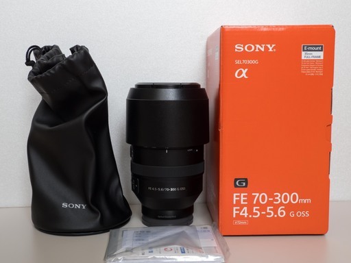 美品 SONY FE 70-300 F4.5-5.6 G OSS SEL70300G 保護フィルター付
