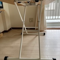 LOWYA ダイニングテーブル　昇降式　折り畳みテーブルの画像