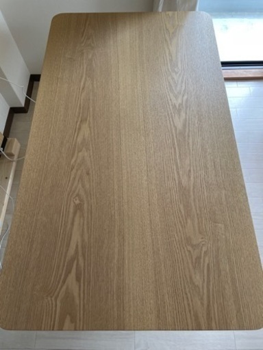 LOWYA ダイニングテーブル　昇降式　折り畳みテーブル