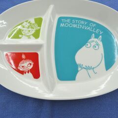 ムーミン モーニングプレート 2枚セット  26.5×18.5×2.5cm 皿 食器 札幌 西岡店の画像