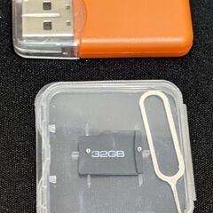 終了 ジャンクMicroSD 32GBとカードリーダー
