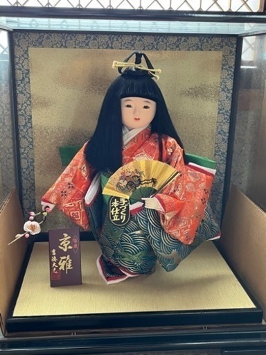 ✨吉徳大光　市松　美品　箱に入ってます。ガラスケース入り　童人形