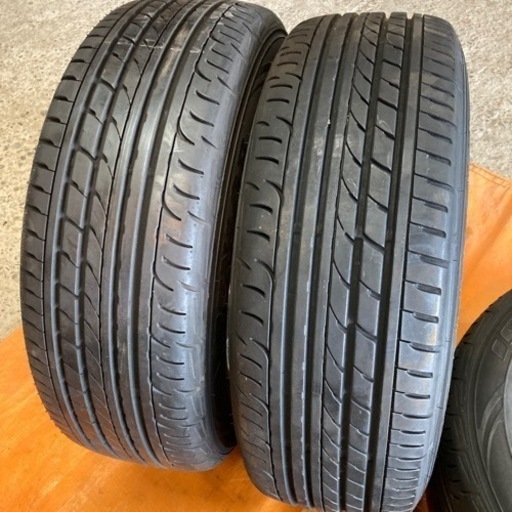 ?205/65R15 バリ山サマータイヤ、アルミセット