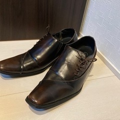 cloud9 ビジネスシューズ　ブラウン　難あり