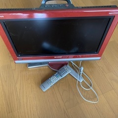シャープ20型液晶テレビ　