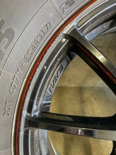 RAYS グラムライツ　57トランセンド　レブリミットエディション17インチ＋ヨコハマジオランダー