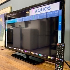 お引取り限定 美品 18年製 SHARP AQUOS シャープ 32V型液晶テレビ LC-32S5