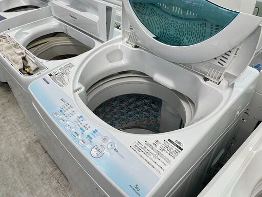 洗濯機の分解クリーニング行っています！配送設置込み　東芝5.0K洗濯機　2015年製　分解クリーニング済み！
