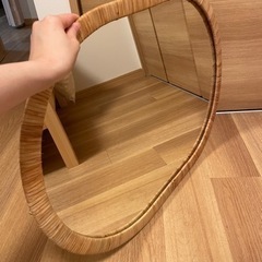 IKEA 姿見 壁掛け鏡の画像