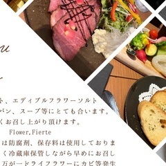 食べれるお花エディブルフラワー認定ライセンスご案内の画像