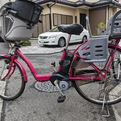 子供乗せ3人乗り自転車　パナソニック　ギュット (BE-ENM633M)　内装3段　美品　充電器あり　狭山市引取限定