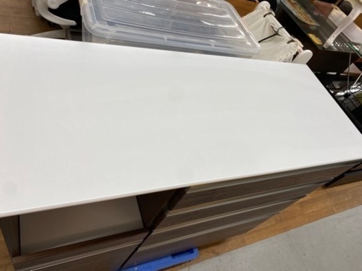 R437 国産 マルコ木工 キッチンカウンター、キッチンボード、幅117cm 美品