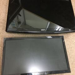 PCモニタ　ｘ２台セット　21.5インチと24インチ