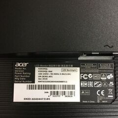 PCモニタ　ｘ２台セット　21.5インチと24インチの画像