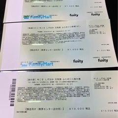 ふじのくに　旅行券　地域クーポン　10000円券＋1000円券×2