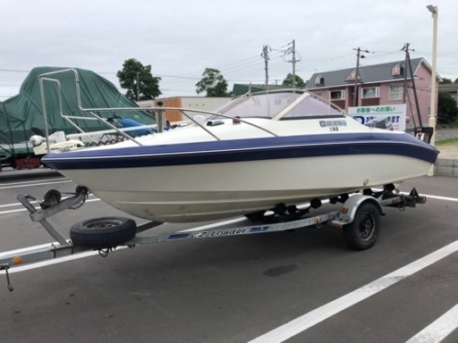 【値下げ！】プレジャーボート　ヤマハ 18フィート　トレーラー付き（船検•車検あり）