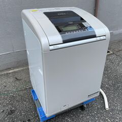 全自動 電気 洗濯機 Hitachi BW-D10SV 10kg 日立 2013年製 幅650x奥行645x高さ1,040(mm) 乾燥機