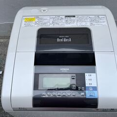 全自動 電気 洗濯機 Hitachi BW-D10SV 10kg 日立 2013年製 幅650x奥行