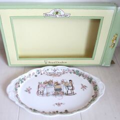 ☆Royal Doulton ロイヤルドルトン Bramby Hedge ブランブリーヘッジ プレート お皿◆のばらの村のものがたりの画像