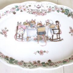 ☆Royal Doulton ロイヤルドルトン Bramby Hedge ブランブリーヘッジ プレート お皿◆のばらの村のものがたりの画像