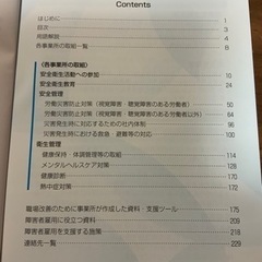 新品未使用　障害者の労働安全衛生対策ケースブックの画像