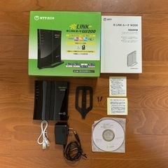 【付属品全てあり】 NTT西日本 光LINKルータ W200  Wi-Fiの画像