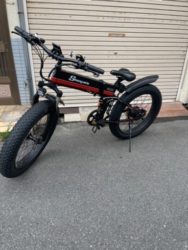 電動アシスト自転！26インチ！ファットタイヤ！
