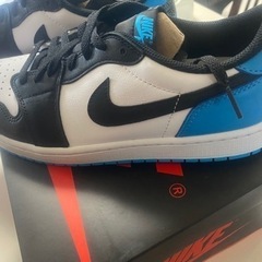 Nike Air Jordan 1 Low OG "Black and Dark Powder Blue/UNC"