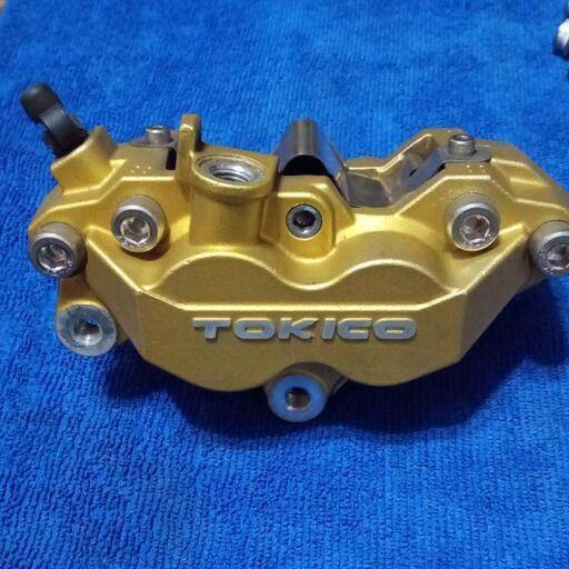 ゼファーχ純正フロント4ポットブレーキキャリパー左右O／H済