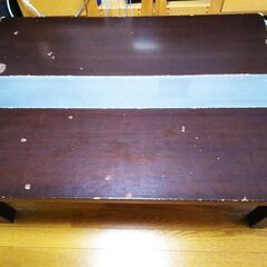 ローテーブル 家具調こたつ 天板キズあり