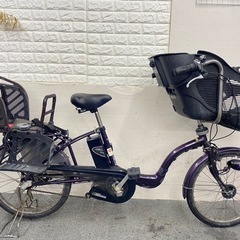 格安 3人乗り電動自転車 子供シート付き パナソニックギュットミニ 20